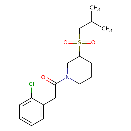 2-(2-chlorophenyl)-1-[3-(2-methylpropanesulfonyl)piperidin-1-yl]ethan-1-one