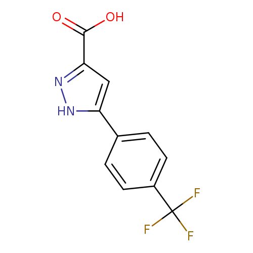 5-(4-(trifluoromethyl)phenyl)-1H-pyrazole-3-carboxylic acid