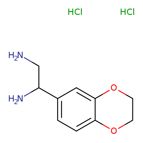 1-(2,3-dihydro-1,4-benzodioxin-6-yl)ethane-1,2-diamine dihydrochloride