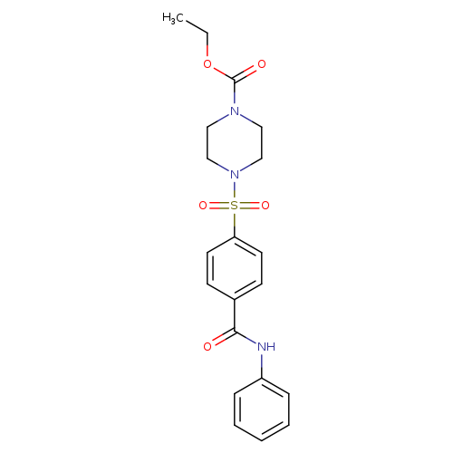 ethyl 4-[4-(phenylcarbamoyl)benzenesulfonyl]piperazine-1-carboxylate