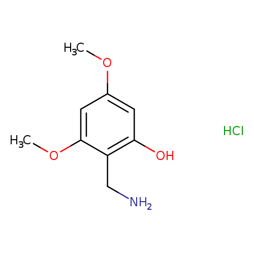 2-(aminomethyl)-3,5-dimethoxyphenol hydrochloride