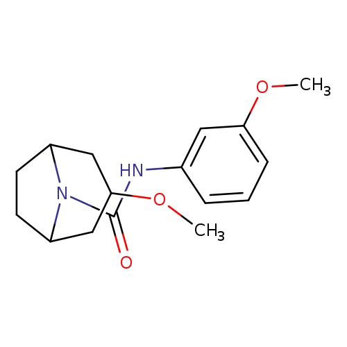 3-methoxy-N-(3-methoxyphenyl)-8-azabicyclo[3.2.1]octane-8-carboxamide