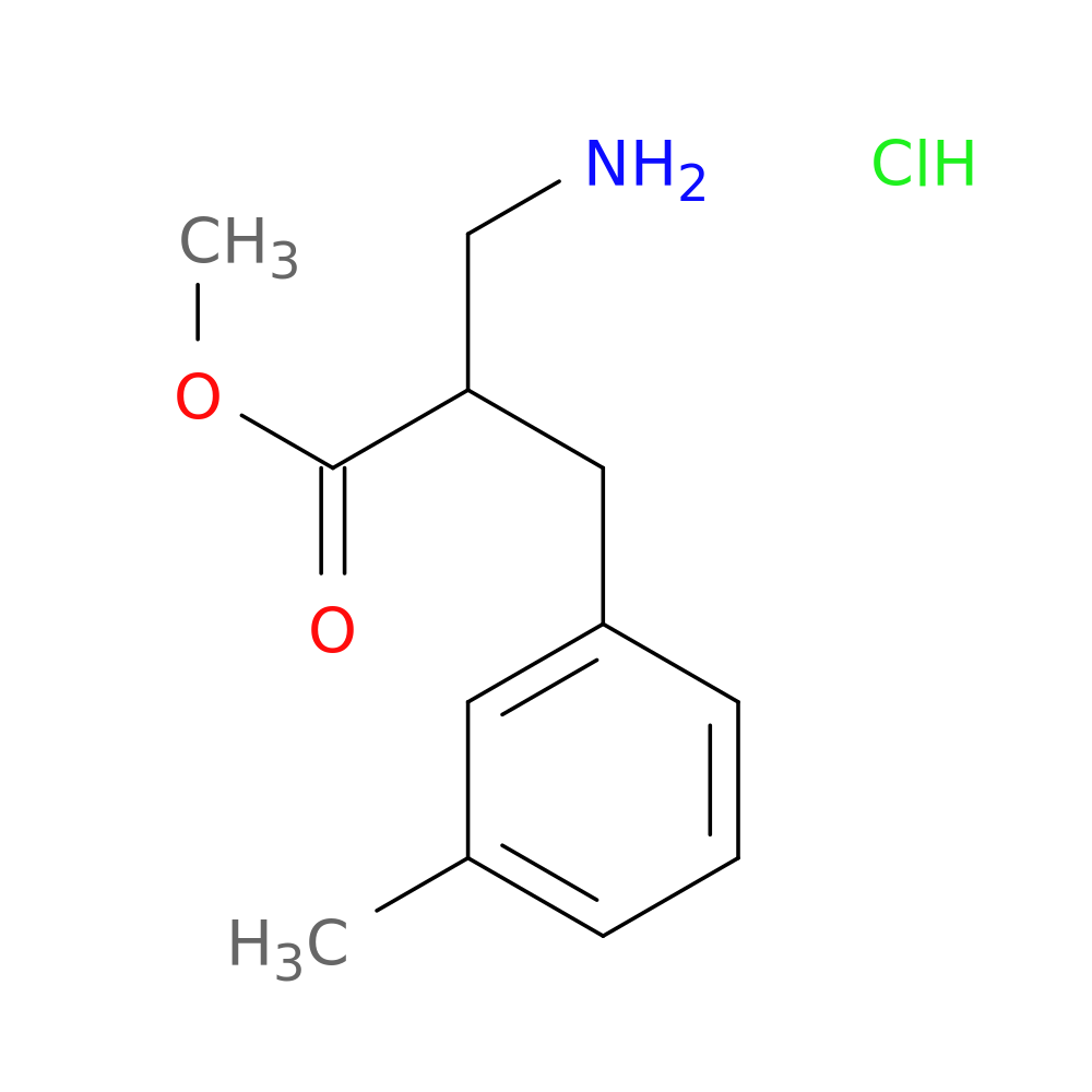 methyl 3-amino-2-[(3-methylphenyl)methyl]propanoate hydrochloride