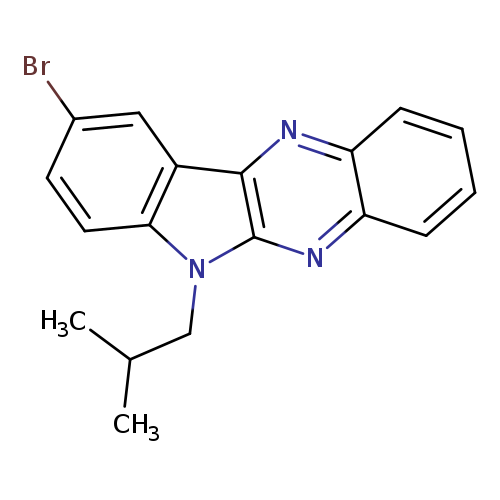 9-bromo-6-(2-methylpropyl)-6H-indolo[2,3-b]quinoxaline