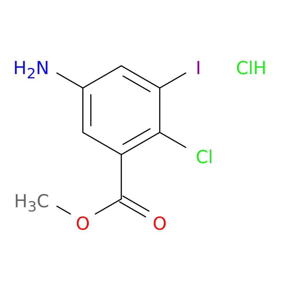 methyl 5-amino-2-chloro-3-iodobenzoate hydrochloride