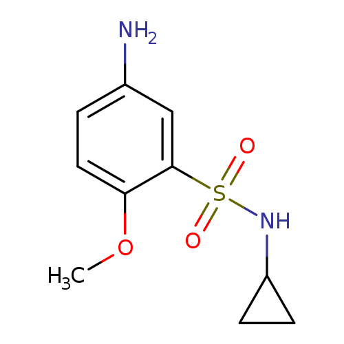 5-amino-N-cyclopropyl-2-methoxybenzene-1-sulfonamide
