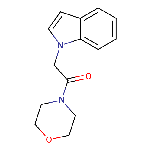 1-(2-MORPHOLIN-4-YL-2-OXOETHYL)-1H-INDOLE