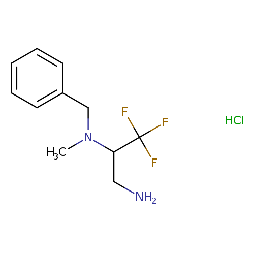 (3-amino-1,1,1-trifluoropropan-2-yl)(benzyl)methylamine hydrochloride