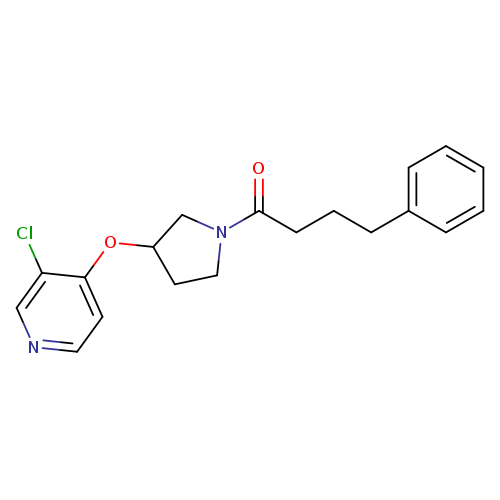 1-{3-[(3-chloropyridin-4-yl)oxy]pyrrolidin-1-yl}-4-phenylbutan-1-one
