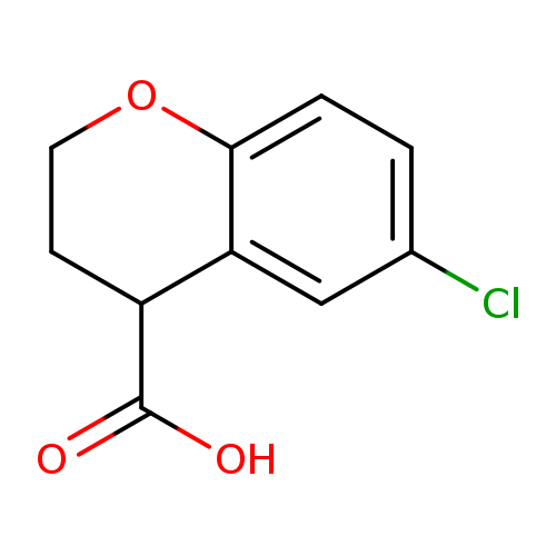 6-chloro-3,4-dihydro-2H-1-benzopyran-4-carboxylic acid