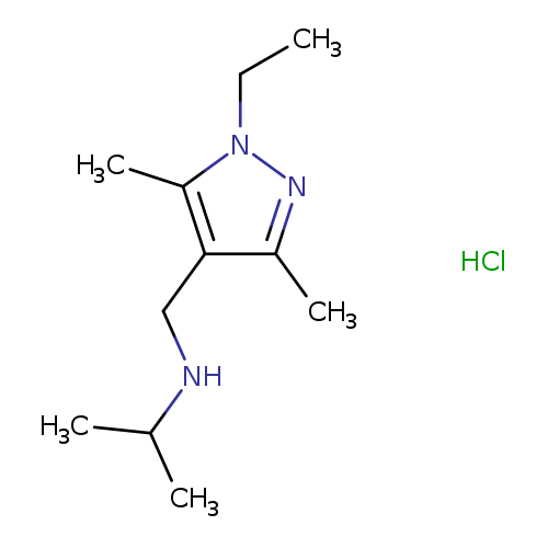 N-((1-Ethyl-3,5-dimethyl-1H-pyrazol-4-yl)methyl)propan-2-amine hydrochloride