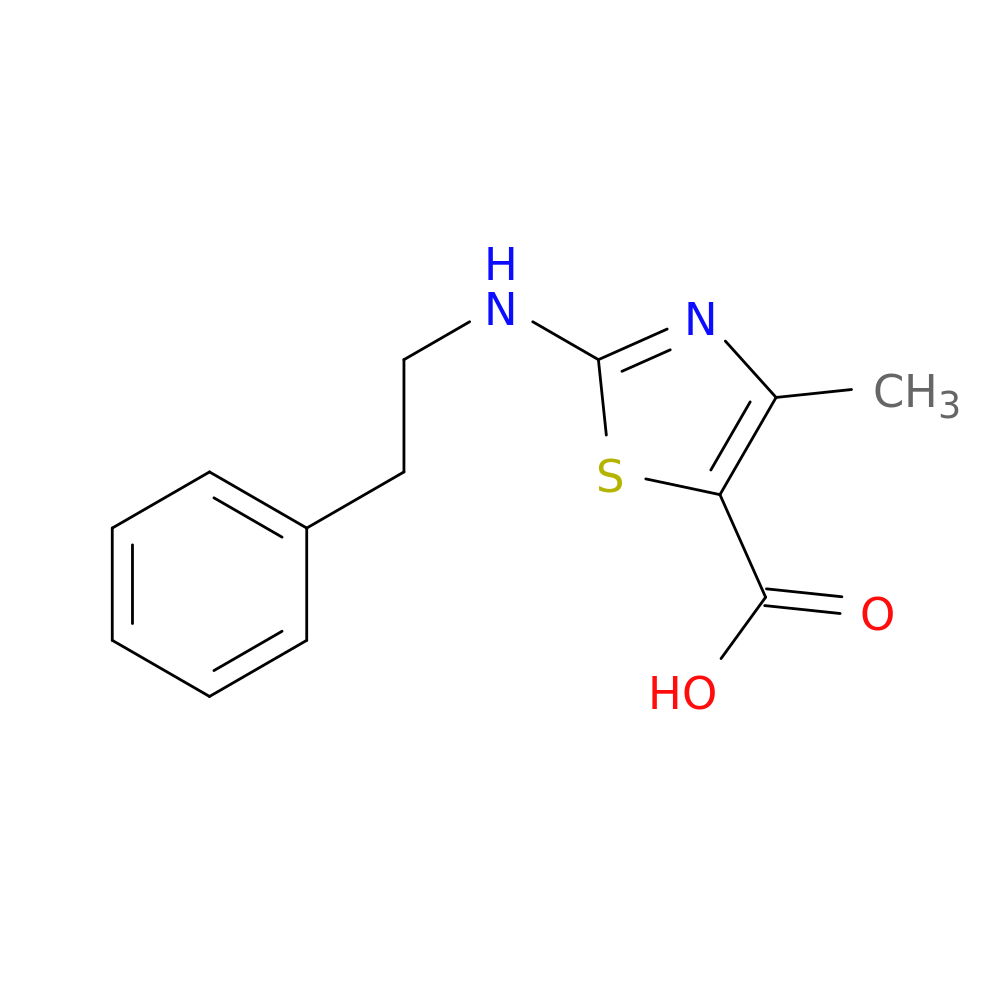 4-Methyl-2-(phenethylamino)thiazole-5-carboxylic acid