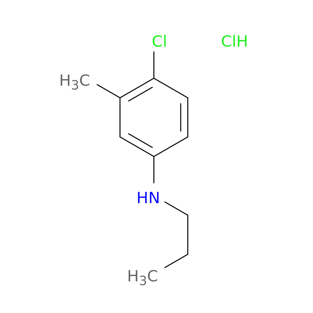 4-chloro-3-methyl-N-propylaniline hydrochloride