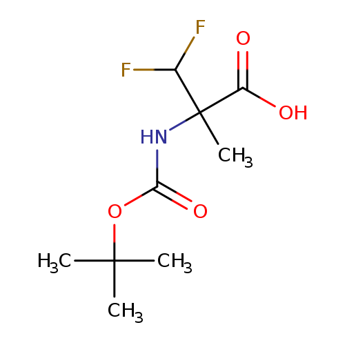 2-{[(tert-butoxy)carbonyl]amino}-3,3-difluoro-2-methylpropanoicacid
