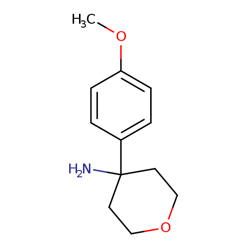 4-(4-methoxyphenyl)oxan-4-amine