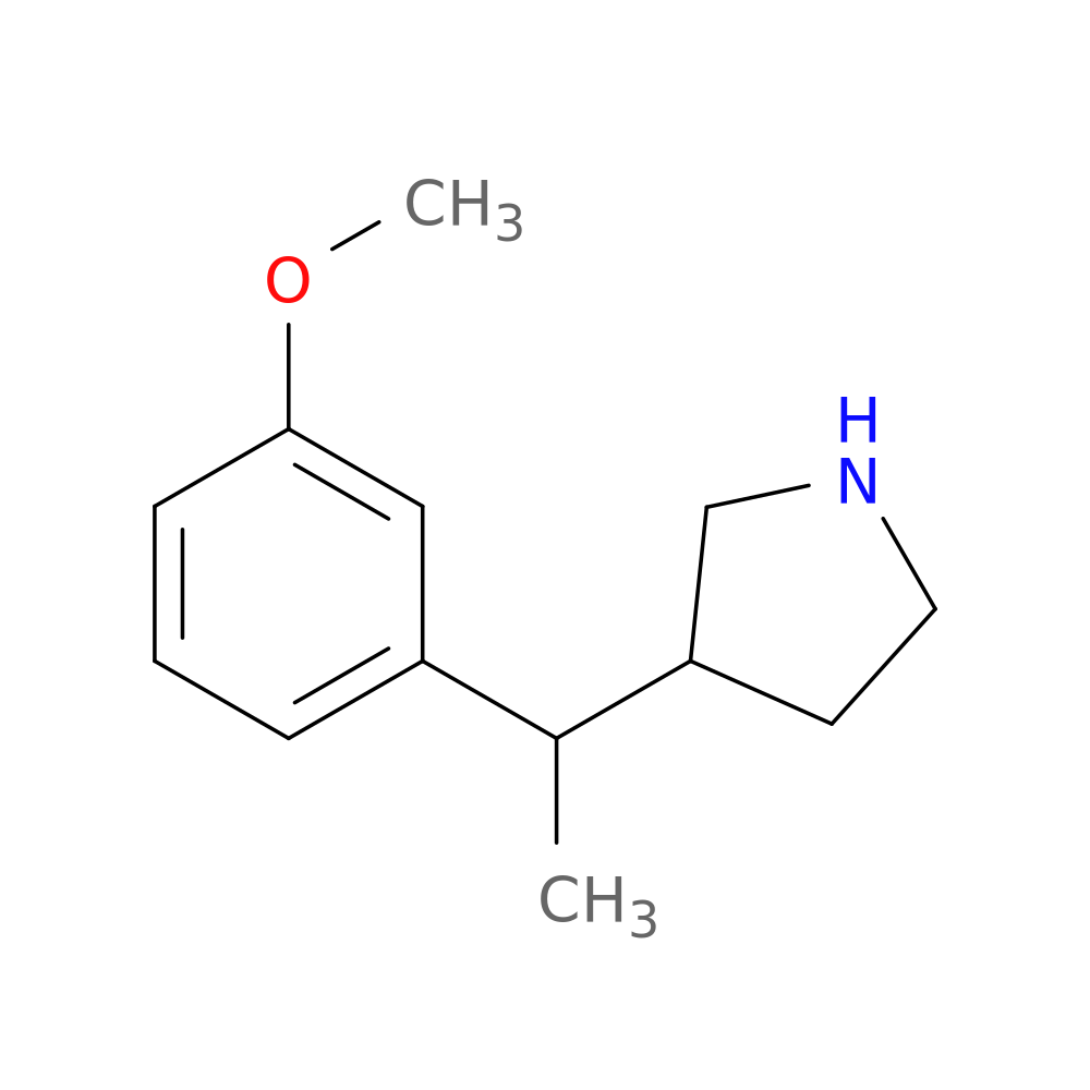 3-[1-(3-methoxyphenyl)ethyl]pyrrolidine