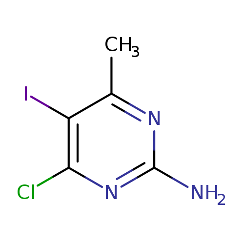 4-Chloro-5-iodo-6-methylpyrimidin-2-amine