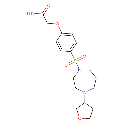 2-(4-{[4-(oxolan-3-yl)-1,4-diazepan-1-yl]sulfonyl}phenoxy)acetamide