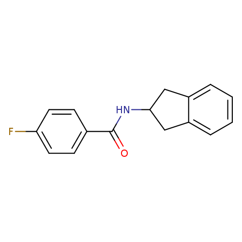 Benzamide, N-(2,3-dihydro-1H-inden-2-yl)-4-fluoro-