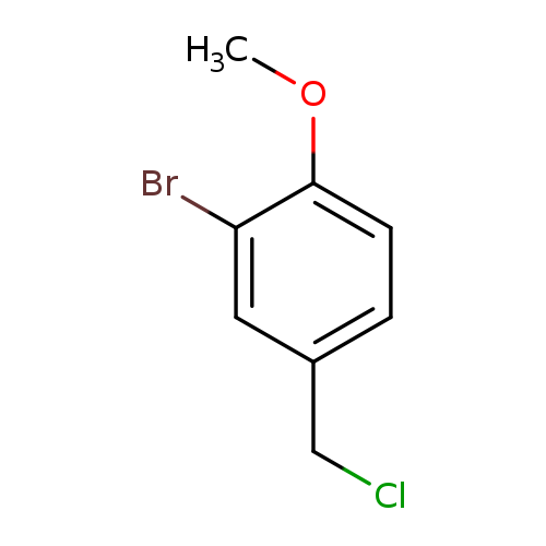 2-Bromo-4-(chloromethyl)-1-methoxybenzene