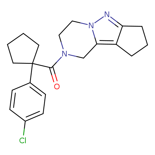 11-[1-(4-chlorophenyl)cyclopentanecarbonyl]-7,8,11-triazatricyclo[6.4.0.0^{2,6}]dodeca-1,6-diene