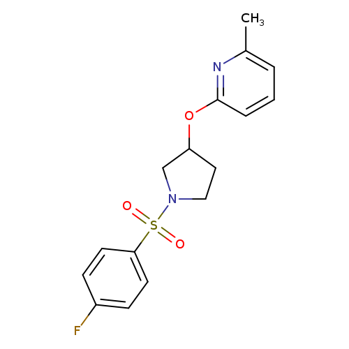 2-{[1-(4-fluorobenzenesulfonyl)pyrrolidin-3-yl]oxy}-6-methylpyridine