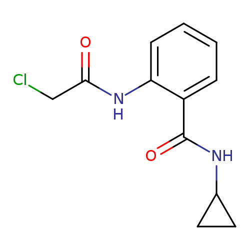 2-(2-chloroacetamido)-N-cyclopropylbenzamide