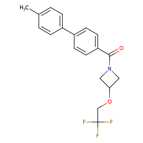 1-{4'-methyl-[1,1'-biphenyl]-4-carbonyl}-3-(2,2,2-trifluoroethoxy)azetidine