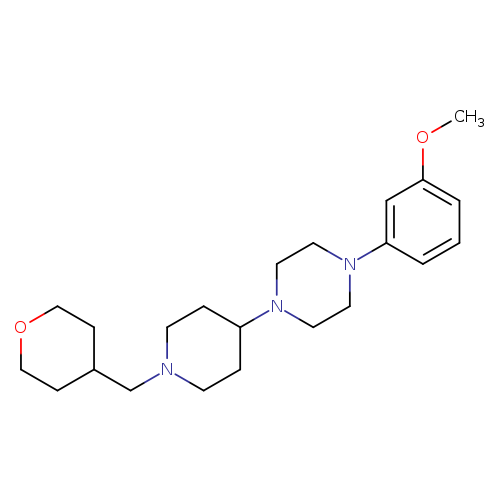 1-(3-methoxyphenyl)-4-{1-[(oxan-4-yl)methyl]piperidin-4-yl}piperazine