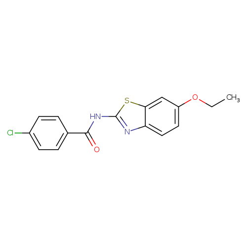 4-chloro-N-(6-ethoxy-1,3-benzothiazol-2-yl)benzamide