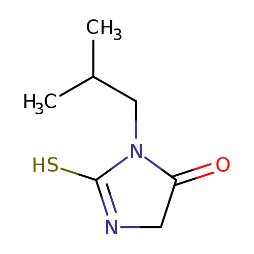 1-(2-methylpropyl)-2-sulfanyl-4,5-dihydro-1H-imidazol-5-one