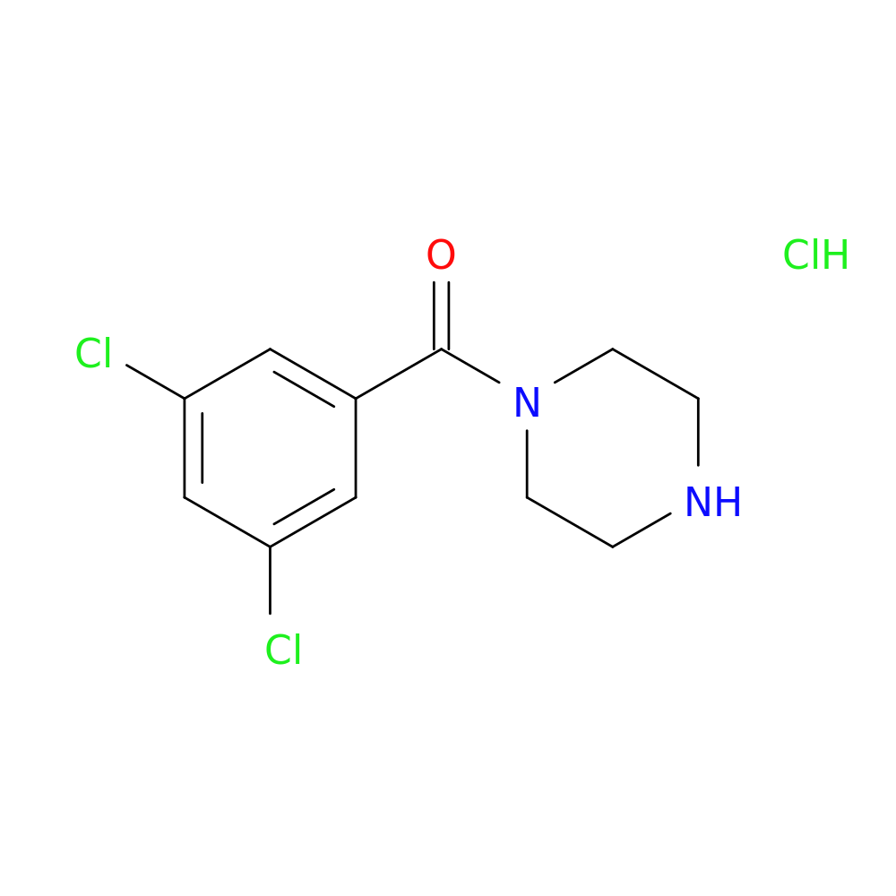 1-[(3,5-Dichlorophenyl)carbonyl]piperazine hydrochloride