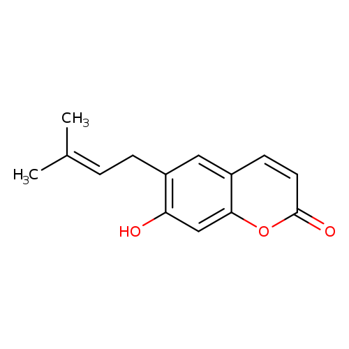 7-Hydroxy-6-(3-methyl-2-buten-1-yl)-2H-1-benzopyran-2-one
