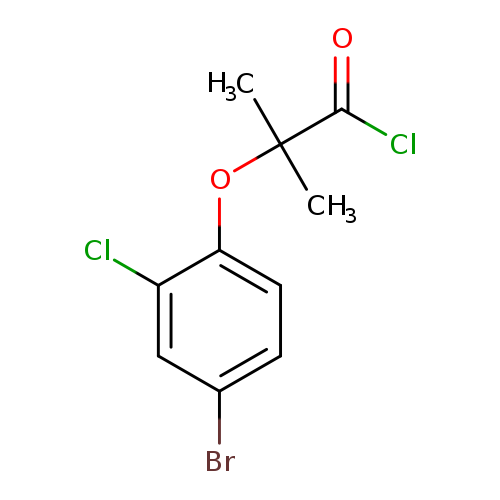 2-(4-Bromo-2-chlorophenoxy)-2-methylpropanoyl chloride