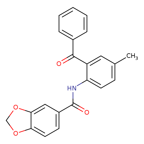N-(2-benzoyl-4-methylphenyl)-2H-1,3-benzodioxole-5-carboxamide