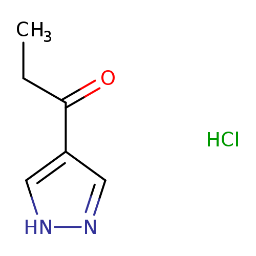 1-(1H-pyrazol-4-yl)propan-1-one hydrochloride