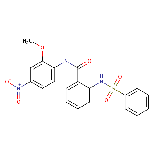 2-benzenesulfonamido-N-(2-methoxy-4-nitrophenyl)benzamide