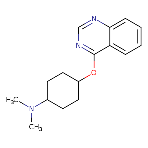N,N-dimethyl-4-(quinazolin-4-yloxy)cyclohexan-1-amine