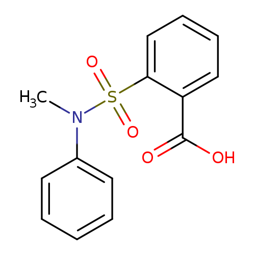2-([Methyl(phenyl)amino]sulfonyl)benzoic acid