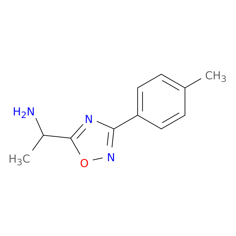 1-(3-(p-Tolyl)-1,2,4-oxadiazol-5-yl)ethanamine