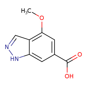 1H-Indazole-6-carboxylic acid, 4-methoxy-