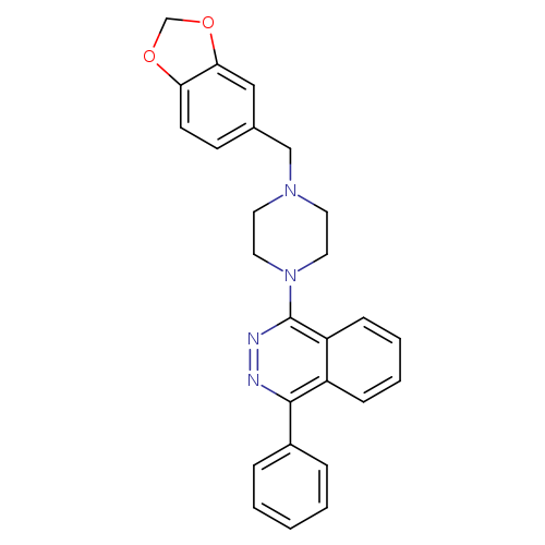 1-{4-[(2H-1,3-benzodioxol-5-yl)methyl]piperazin-1-yl}-4-phenylphthalazine