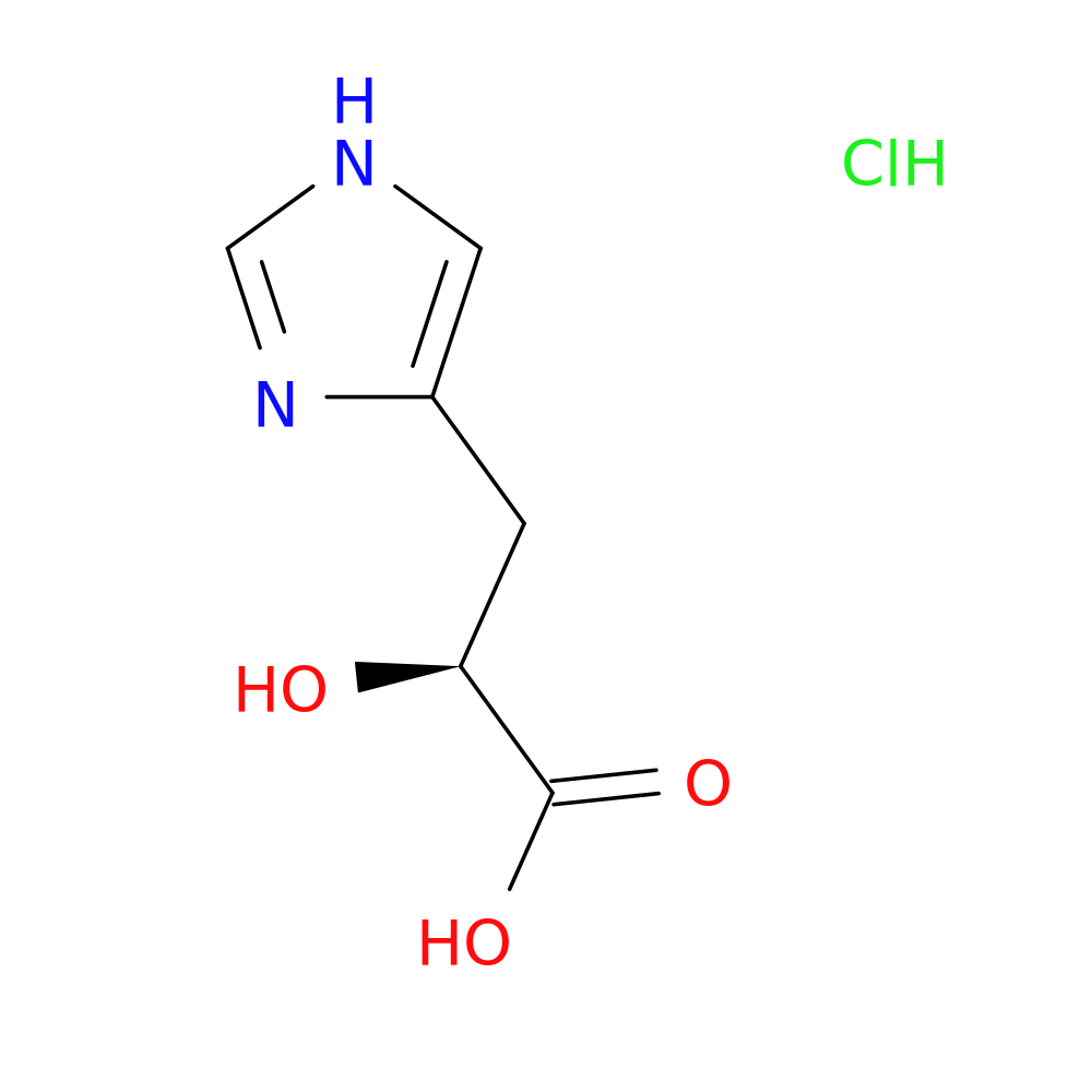 (2S)-2-hydroxy-3-(1H-imidazol-4-yl)propanoic acid hydrochloride