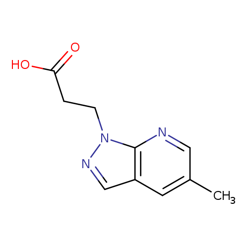 3-(5-Methyl-1H-pyrazolo[3,4-b]pyridin-1-yl)propanoic acid