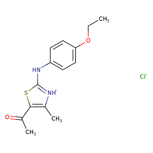1-{2-[(4-ethoxyphenyl)amino]-4-methyl-1,3-thiazol-5-yl}ethan-1-one hydrochloride