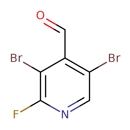 3,5-dibromo-2-fluoropyridine-4-carbaldehyde