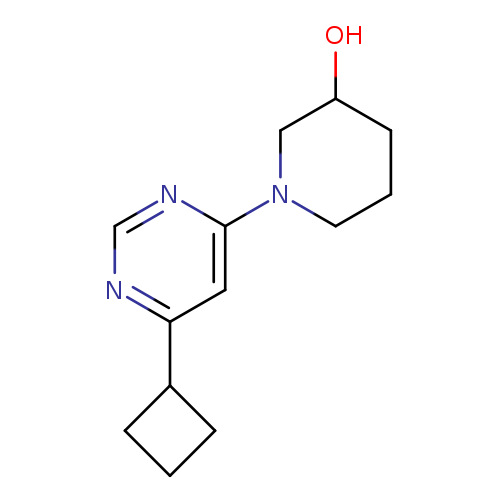 1-(6-cyclobutylpyrimidin-4-yl)piperidin-3-ol