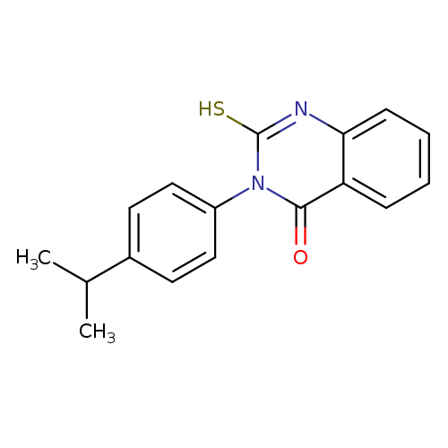 3-[4-(propan-2-yl)phenyl]-2-sulfanyl-3,4-dihydroquinazolin-4-one