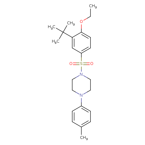 1-(3-tert-butyl-4-ethoxybenzenesulfonyl)-4-(4-methylphenyl)piperazine