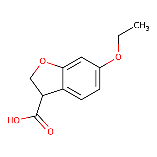 6-ethoxy-2,3-dihydro-1-benzofuran-3-carboxylicacid